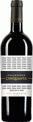 Collezione Cinquanta +1 Vino rosso d´Italia (San Marzano) - italienischer Rotwein aus Apulien