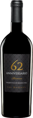 62 Anniversario Riserva Primitivo di Manduria DOP - Spitzenrotwein aus Apulien | Cantine San Marzano