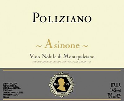 Vino Nobile di Montepulciano Asinone 1,5 Ltr. 2014 in Holzkiste (Poliziano) italienischer Rotwein aus der Toskana