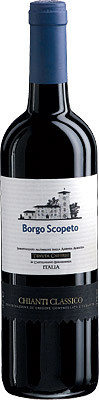 Chianti Classico Borgo Scopeto 0,375 Liter (Borgoscopeto) - italienischer Rotwein aus der Toskana