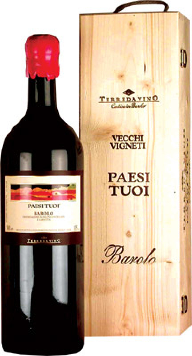 Barolo Paesi Tuoi Doppelmagnum 3 Ltr. in Holzkiste 2003 (Terre da Vino)